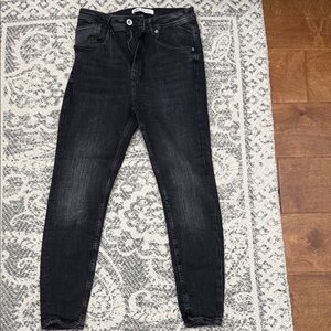 Zara Charcoal Skinny Jeans